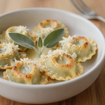 Ravioli al gratin