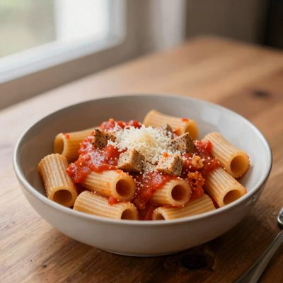 Rigatoni allo speck