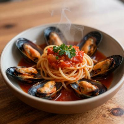 Spaghetti con le cozze