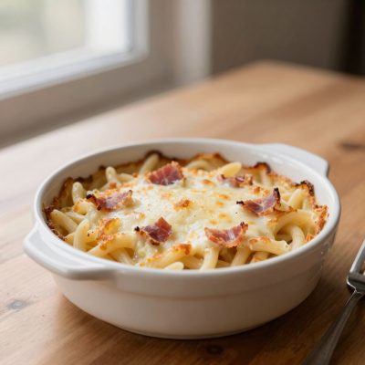 Spaghetti in soufflè