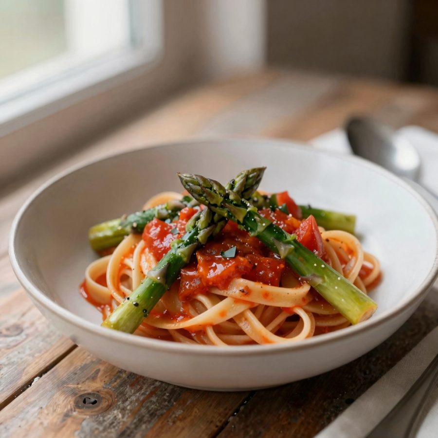 Tagliatelle agli asparagi