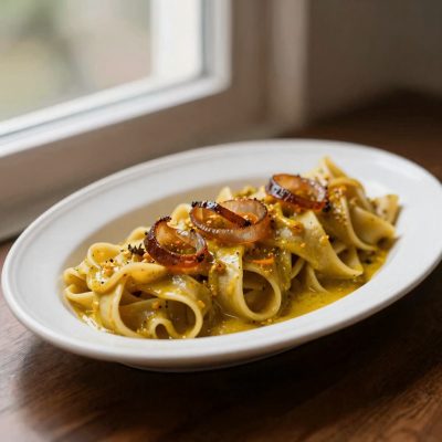 Tagliatelle al curry