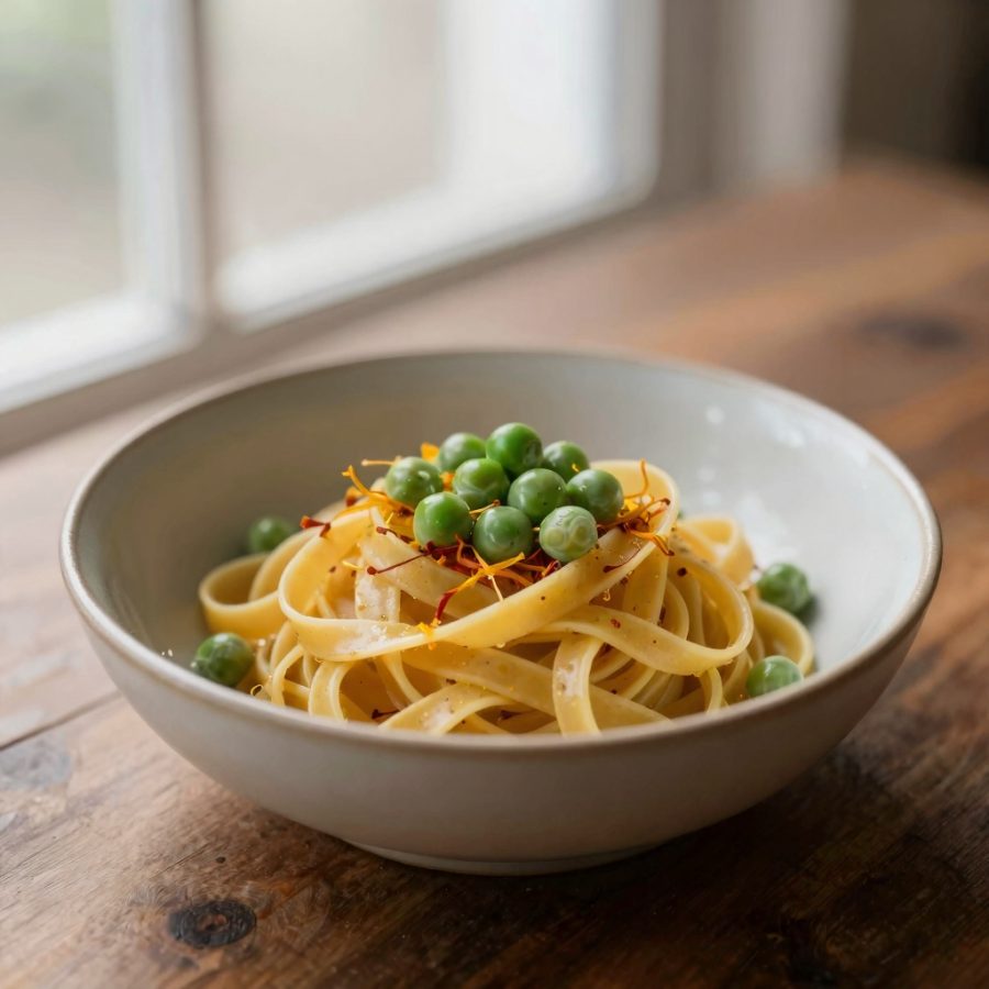 Tagliatelle allo zafferano