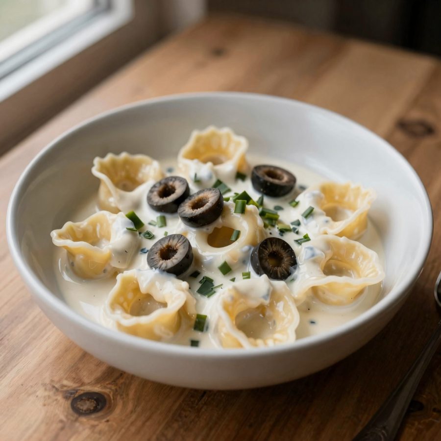 Tortellini panna e olive