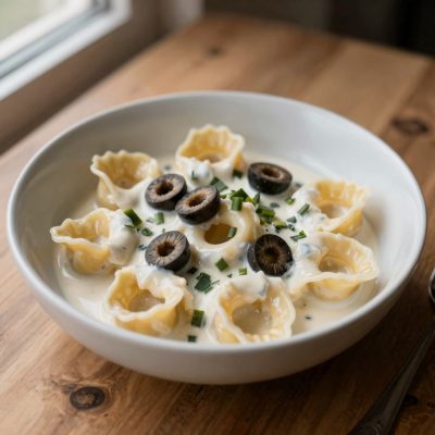 Tortellini panna e olive