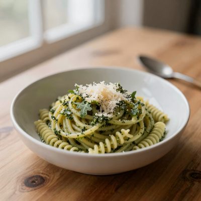 spaghetti alla rucola