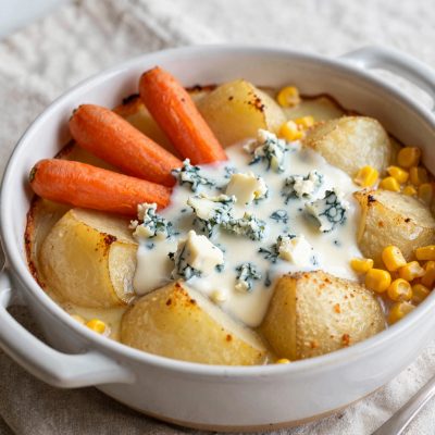 Gratin di patate e pere