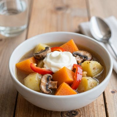 Gulasch di patate e zucca