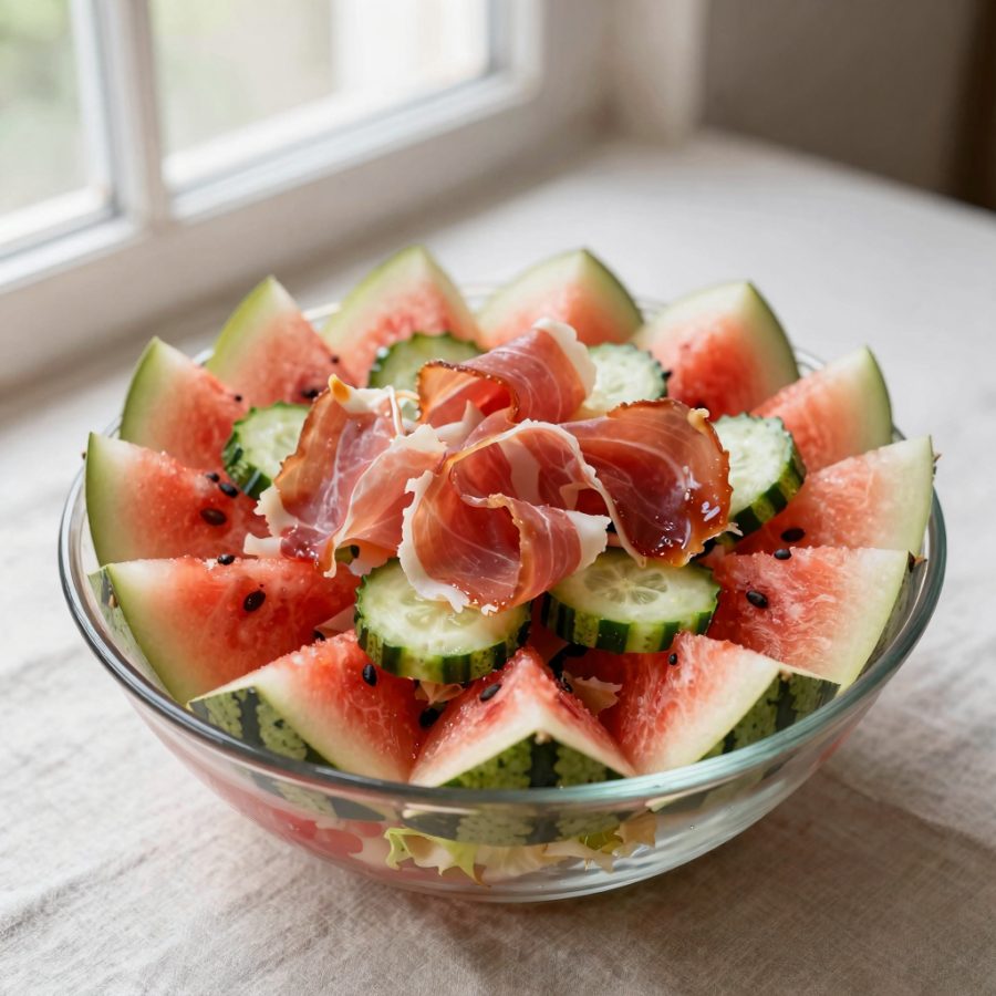 Insalata di meloni piccante