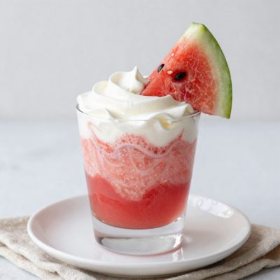 Parfait di anguria con salsa all’Anguria