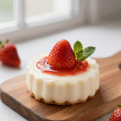 Bavarese di fragole