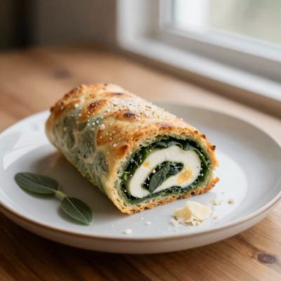 Rotolo di spinaci alla casalinga