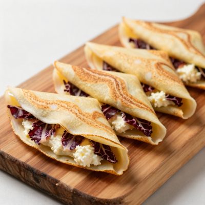 Crêpes al radicchio