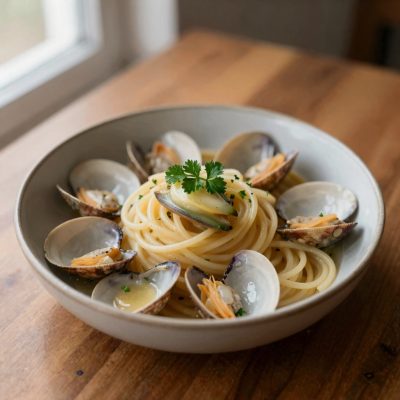 Linguine vongole e carciofi