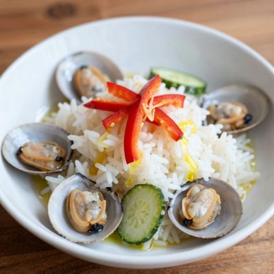 Insalata di riso e vongole