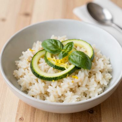 Riso freddo con zucchine