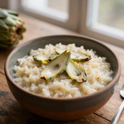Risotto con carciofi