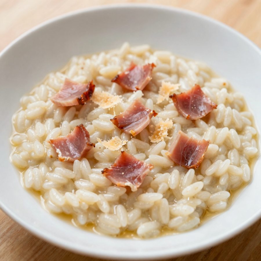 Risotto al prosciutto