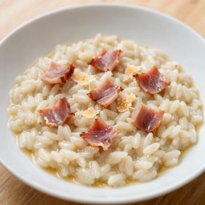 Risotto al prosciutto