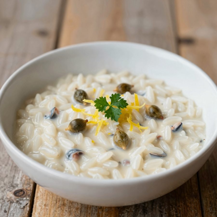 Risotto all’acciugata
