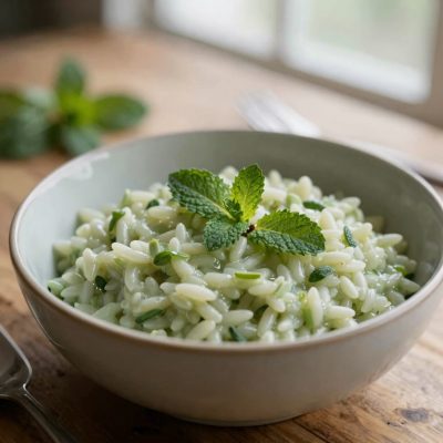 Risotto alla menta