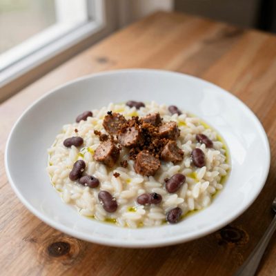 Risotto con fagioli