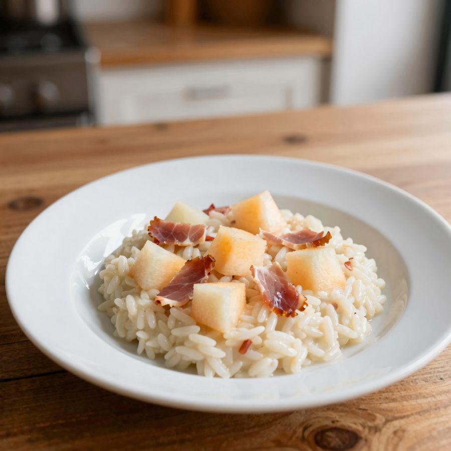 Risotto col melone