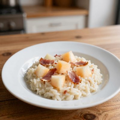 Risotto col melone
