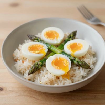 Sformato di riso ed asparagi