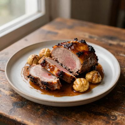 Arrosto con castagne