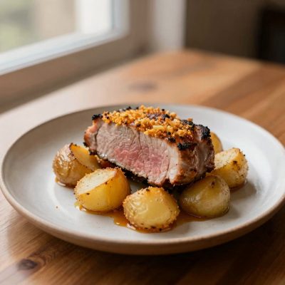 Filetto di maiale al forno con patate
