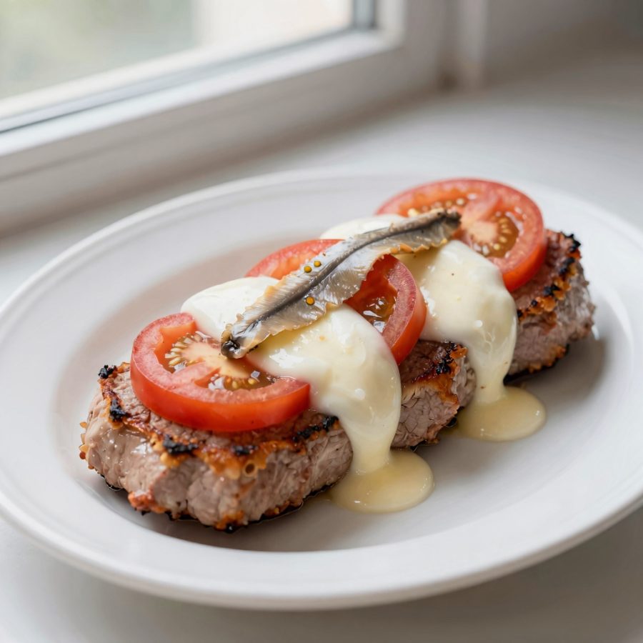 Filetto di maiale con mozzarella