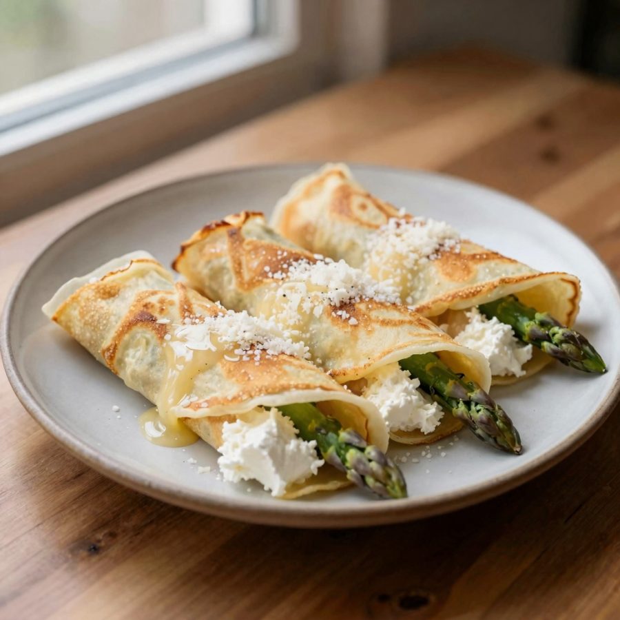 Crespelle agli asparagi
