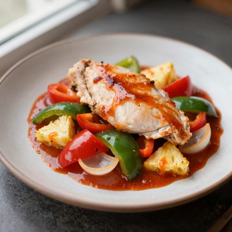 Petti di pollo in agrodolce