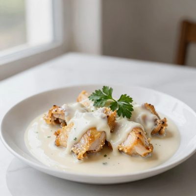 Pollo alla crema