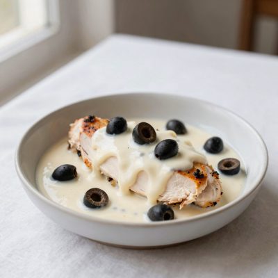 Pollo alle olive nere