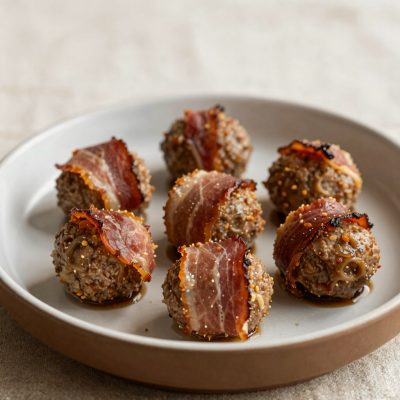 Polpette alla pancetta