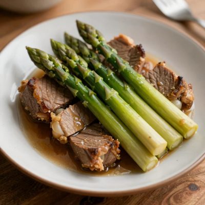 Spezzatino agli asparagi