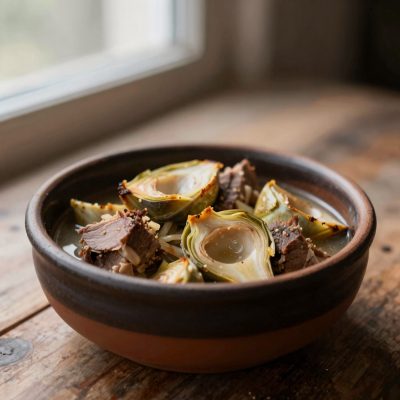 Spezzatino con carciofi