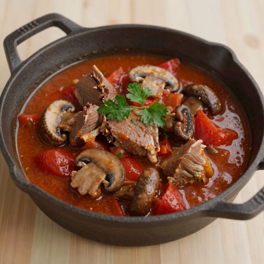Spezzatino con funghi