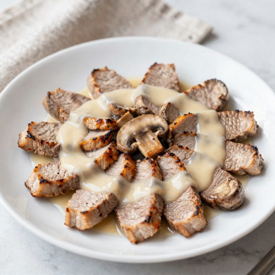 Vitello con funghi