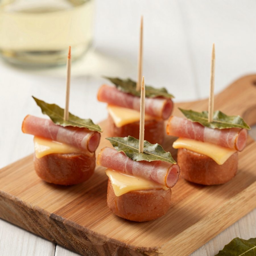 Spiedino di wurstel