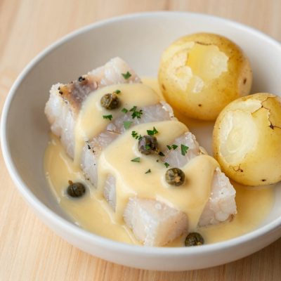 Baccalà al burro nero
