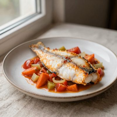 Fette di pesce alla casalinga