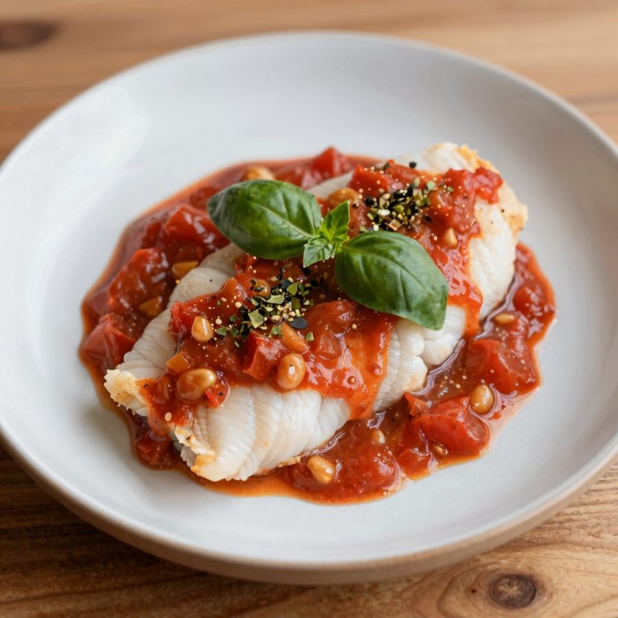 Filetti di nasello alla pescatora