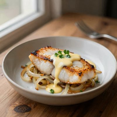 Filetti di pesce in salsa