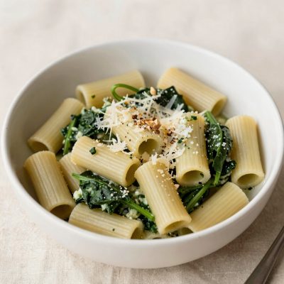 Salsa con spinaci e ricotta