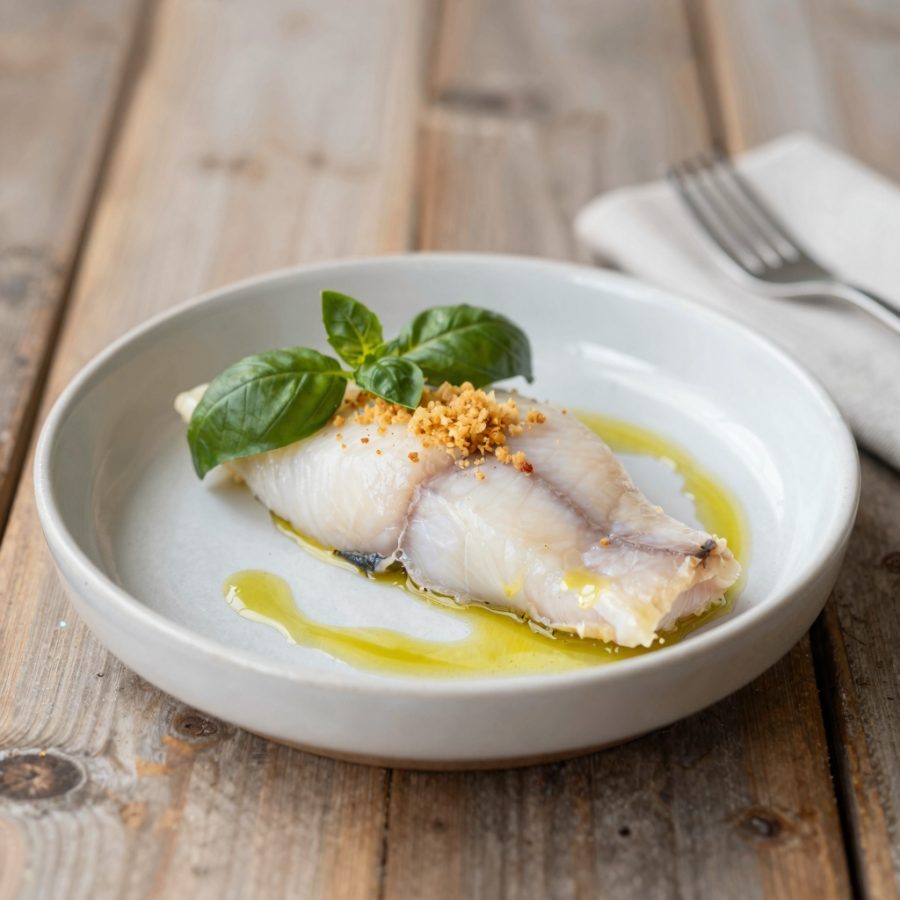 Pesce al basilico