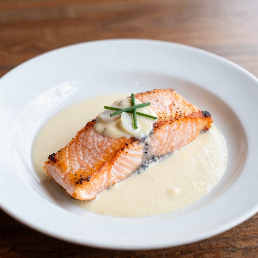 Salmone alla parigina