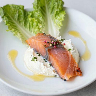 Tris al salmone affumicato